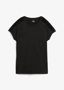 T-shirt ample avec dentelle, bonprix