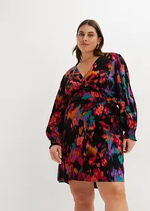 Robe portefeuille imprimée, bonprix