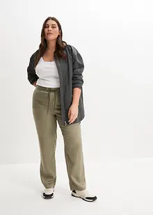 Pantalon cargo léger avec lien sous coulisse, bonprix