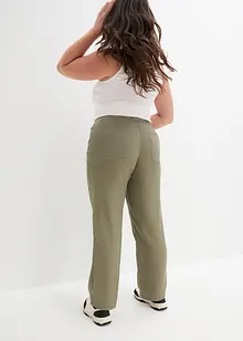 Pantalon cargo léger avec lien sous coulisse, bonprix