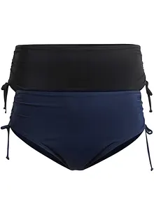 Lot de 2 bas de bikini sculptants, maintien léger, bonprix