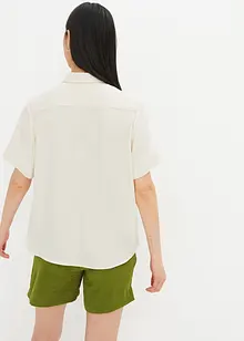 Blouse à manches mi-longues et poche sur la poitrine, bonprix