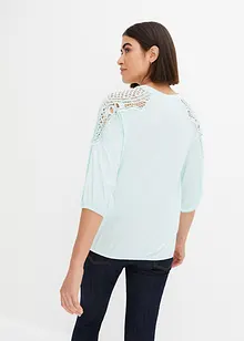 T-shirt oversize avec dentelle crochet, BODYFLIRT