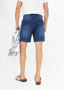 Short long en jean extensible, Regular Fit, John Baner JEANSWEAR