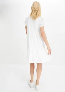 Robe polo avec broderies anglaises, bonprix