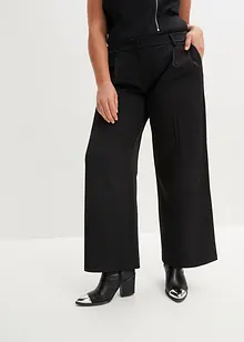 Pantalon palazzo avec polyester recyclé, bonprix