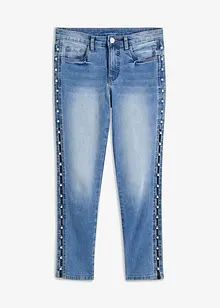 Jean skinny avec perles appliquées, bonprix