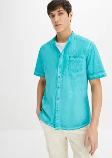 Chemise manches courtes aspect délavé, bonprix