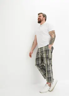 Pantalon cargo 7/8 Loose Fit, Straight, bpc bonprix collection