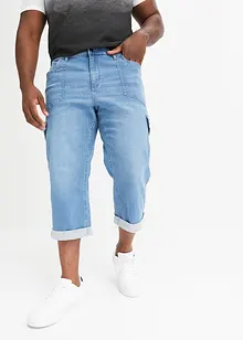 Jean droit 7/8 Loose Fit à taille élastiquée, John Baner JEANSWEAR