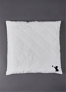 Oreiller ferme en microfibre toucher duvet motif chat, bonprix