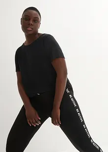 T-shirt long de sport avec décolleté dos, bonprix