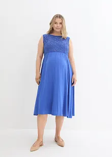 Robe de grossesse à dentelle avec dos extensible, bonprix