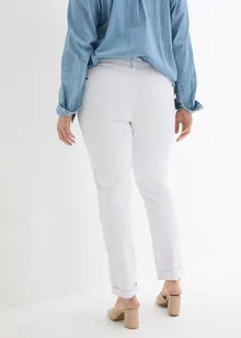 Jean droit taille mi-haute, extensible, bonprix