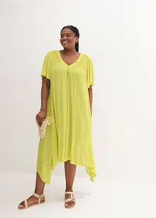 Robe caftan longue en tissu crêpe, bonprix