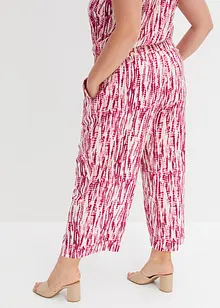 Pantalon taille extensible imprimé, bonprix