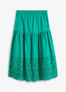 Jupe midi 100% coton, bonprix