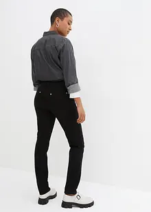 Pantalon slim taille mi-haute élastiquée, bonprix