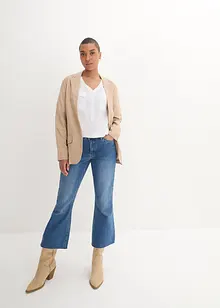 Blouse à col V et manches longues, bonprix