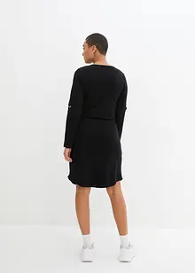 Robe longueur genou en jersey de coton épais, bonprix