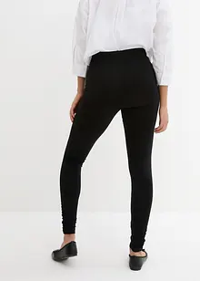 Legging avec large empiècement confortable à la taille et détail fronce, bonprix