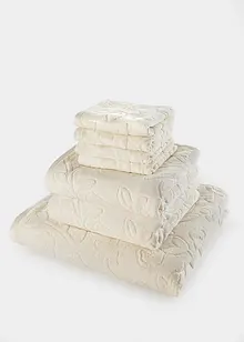 Serviette de toilette avec structure en relief, bonprix