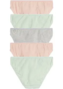 Lot de 5 slips fille, bonprix