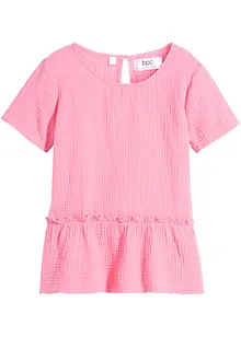 Blouse en mousseline coton pour fille, bpc bonprix collection