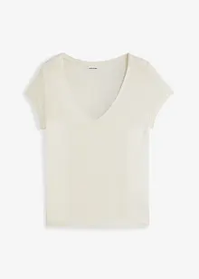 T-shirt col V, bonprix