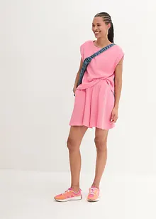 Short en jersey gaufré avec taille haute élastiquée, bpc bonprix collection