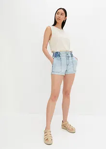 Short en jean paperbag, RAINBOW