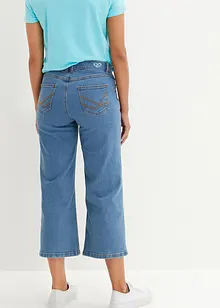 Jean large, taille mi-haute, raccourci, bonprix