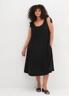 Robe débardeur aérienne en lin mélangé, bonprix