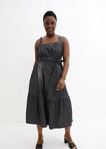 Robe d'été en jean avec ceinture, John Baner JEANSWEAR