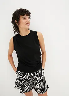 T-shirt avec drapé, bonprix