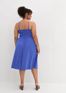 Robe smockée en crêpe léger, bonprix