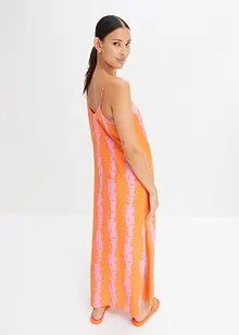 Robe longue tissé avec un imprimé estival, bonprix