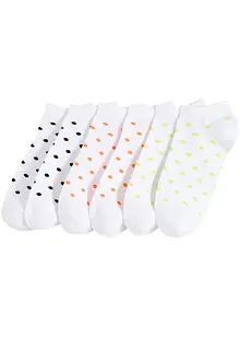 Lot de 6 paires de chaussettes courtes en coton, bpc bonprix collection