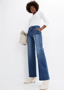 Jean Wide Leg, taille normale, bonprix