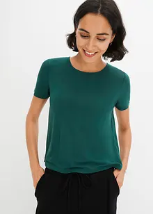 T-shirt fluide en viscose avec détail dos, bonprix