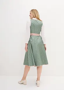 Dirndl longueur midi avec tablier (ens. 2 pces.), bonprix