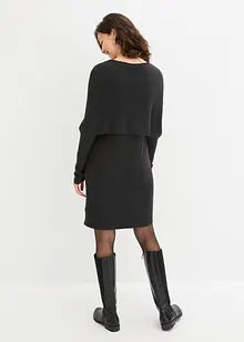 Robe en maille à col réglable, bonprix