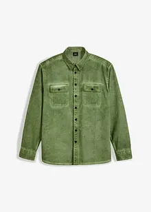 Chemise aspect délavé, 100% coton, bonprix