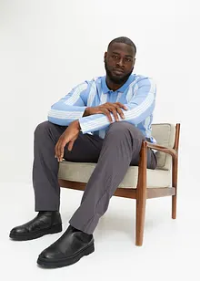 Pantalon droit taille élastiquée en lin majoritaire, Regular, bonprix