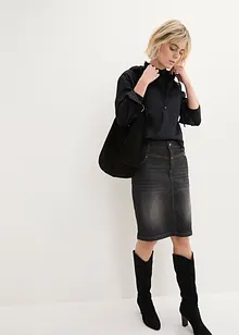 Jupe en jean extensible, bonprix