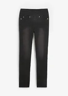 Jean Straight taille mi-haute et élastiquée, très extensible, bonprix