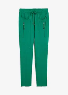 Pantalon à taille élastiquée en jersey milano confortable, bonprix