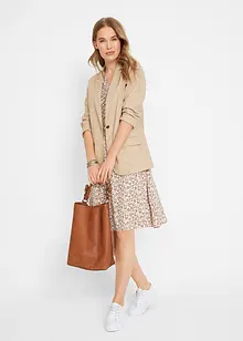 Robe en jersey longueur genou en viscose mélangée, bonprix