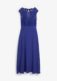 Robe longue avec dentelle, bonprix