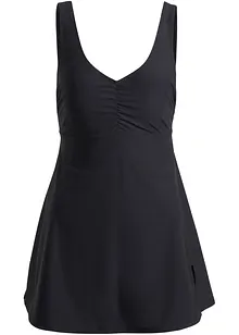 Robe de bain sculptante, maintien modéré, col V, bonprix